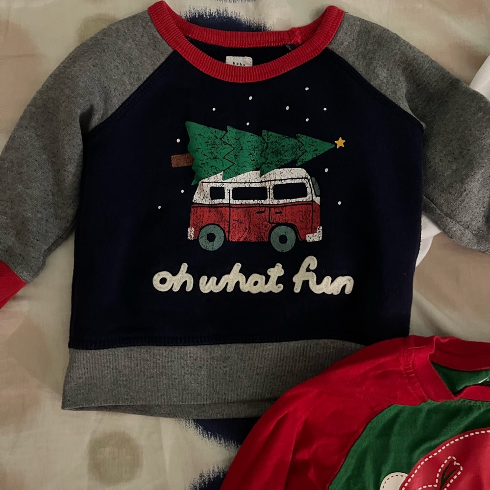 Baby boy Christmas tops